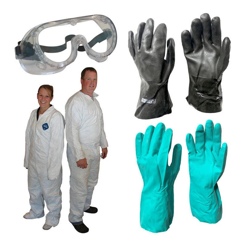 Safety Gloves & Goggles