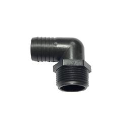 1/4" MPT X 1/2" HB ELBOW 90 POLY
