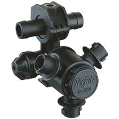 TEEJET QJ360C 1/2" HOSE TEE TRIPLE NOZZLE BODY