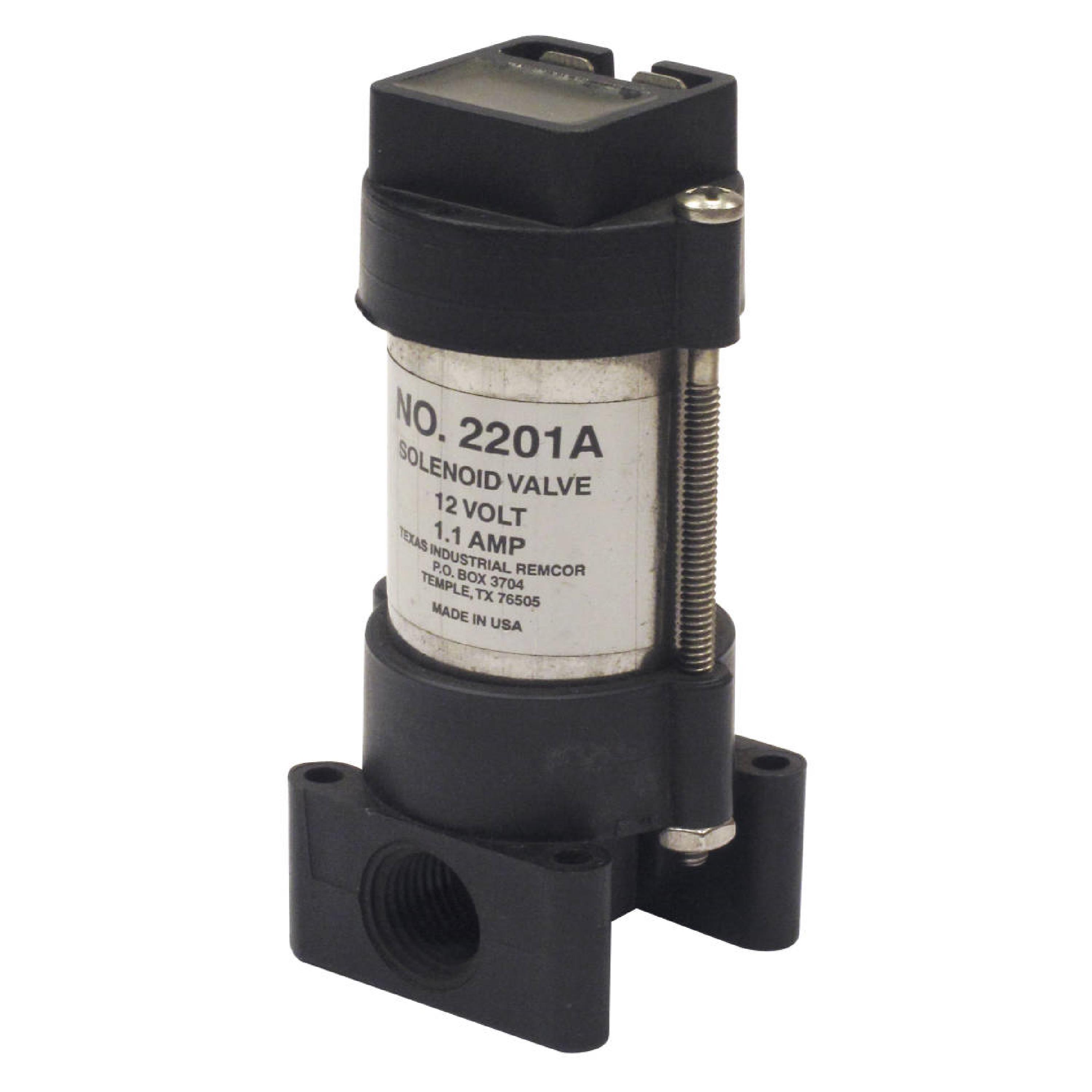 2201A 12V SOLENOID ON/OFF VALVE SINGLE 1/4" FPT