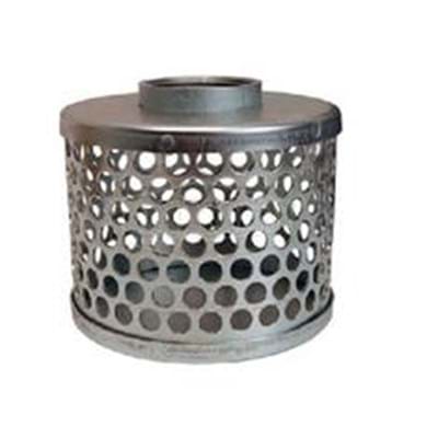 2" ROUND HOLE SUCTION STRAINER, STEEL