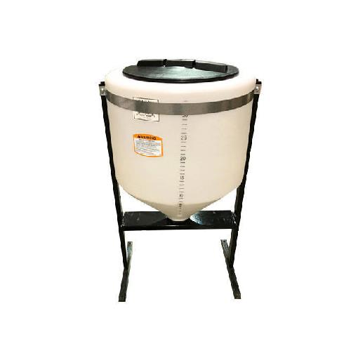 35 GALLON INDUCTOR TANK & STAND / 16" LID