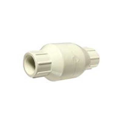 1/2" FNPT PVC CHECK VALVE 1/2 LBS SPRING
