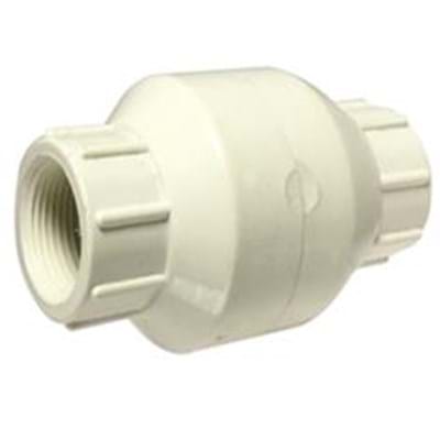 2" FNPT PVC CHECK VALVE 1/2 LBS SPRING