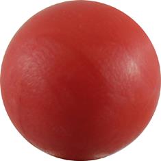 WILGER SPRAY MONITOR BALL, RED PLASTIC