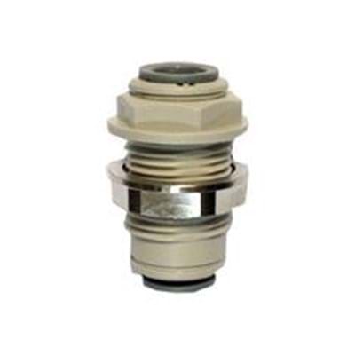 AUTO LOCK 3/8"OD X 1/4"OD BULKHEAD UNION CONNECTOR