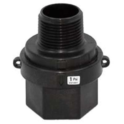BANJO 1" MPT X 1" FPT  POLY CHECK VALVE