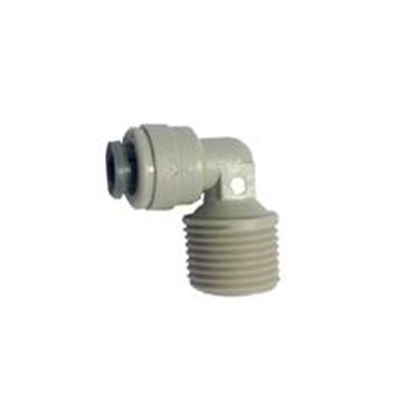 AUTO LOCK 1/4"-3/8" ELBOW - 90, 1/4" OD X 3/8" MPT