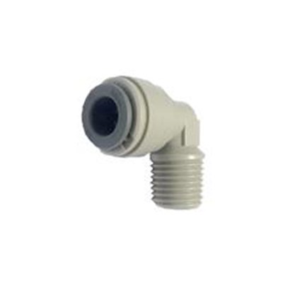 AUTO LOCK 5/16"-1/4"ELBOW - 90, 5/16" OD X 1/4"MPT
