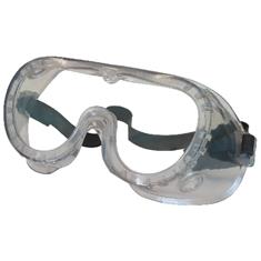 SAFETY VENTLESS GOGGLE, CLEAR LENSE