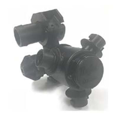 TEEJET QJ360C 1" HOSE ELBOW TRIPLE NOZZLE BODY