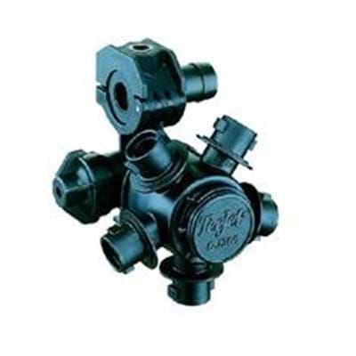 TEEJET QJ360C 3/4" HOSE L ELBOW FIVE WAY NOZLE BODY