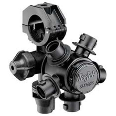 TEEJET QJ360C 1" WET BOOM FIVEWAY W/FERTILIZER BODY