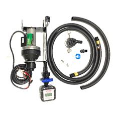 FLOWSERVE CT6 IBC CAGE SYSTEM 12V HIGH FLOW PUMP WITH METER, HOSE ASSEMBLY AND DIP TUBE