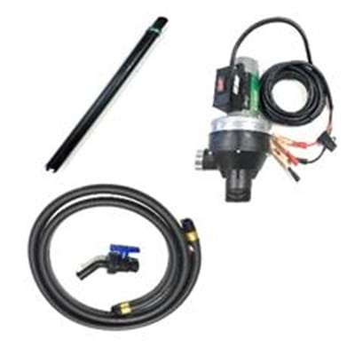 FLOWSERVE CT6 12V HIGH FLOW 18 GPM VITON SEAL PUMP WITH  HOSE, VALVE, DIP TUBE - LESS METER