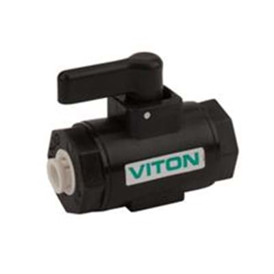 BANJO 1/4 OD PUSH LOCK  POLY MICRO VALVE